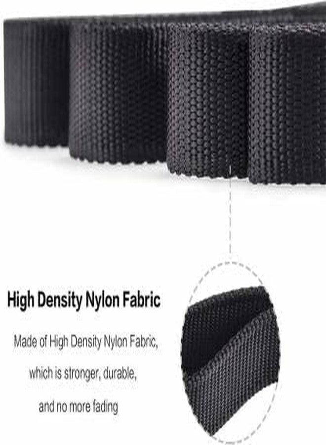 Pups&Pets Pet Nylon Soft Padded Adjustable Leash & Harness for Puppy and Medium Dogs Outdoor Training and Running Set (Black) - Image 4